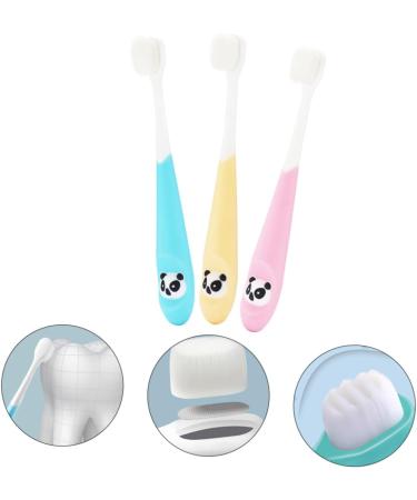 Healvian 3pcs Children's Toothbrush Set | Soft Bristles for Milk Teeth Cleaning | Fun & Safe Oral Care Toys - Buy Online on GoSupps.com