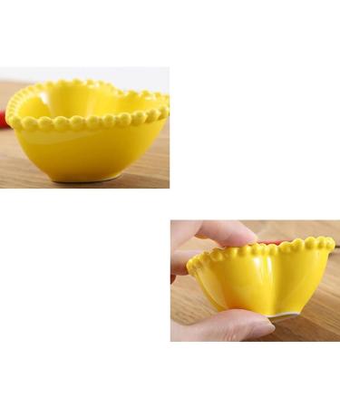 Classic Dip Bowls Ceramic Snack Dish Heart-Shaped Dipping Bowl Salad Tomato Sauce Dish Suitable for Family Restaurant Kitchen 4 Pieces Snack Dish Tray - Buy Online on GoSupps.com