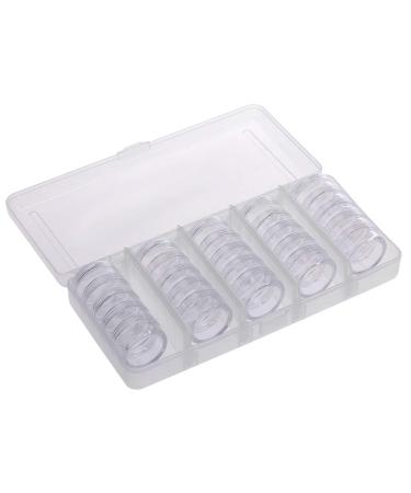 25pcs Nail Art Decorations - Transparent Sequins Glitter Storage Box Organizer for Salons | International Shipping - Buy Online on GoSupps.com