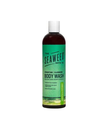 The Seaweed Bath Co. Hydrating & Cleansing Body Wash With Natural Seaweed Eucalyptus & Peppermint Scent, Vegan, Cruelty Free, Gluten Free, Paraben Free, 12 oz Eucalyptus & Peppermint 12 Fl Oz (Pack of 1)