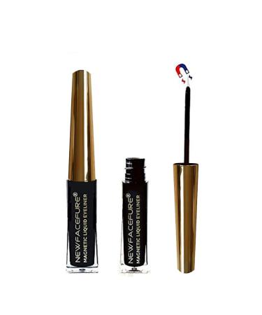 Newfacefure Magnetic Eyeliner  High-end Formula Magnetic Liquid Eye Liner Pen  Waterproof and No Smudge with Natural Look Eye Makeup Liner  Use with Magnets Lashes (Clear)