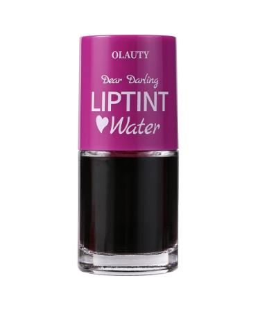 Water Lip Tint 05#Grape korean Lip Tint Stain Natural Moisturizing& Non-sticky Lip/Eye/Cheek 3 in 1 Lip Gloss Smudge-proof & Lightweight Vivid Color