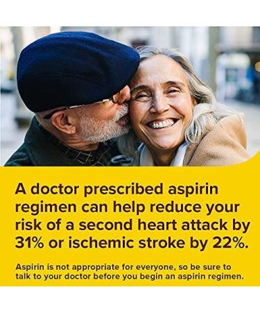 Bayer 81mg Enteric Coated Aspirin Tablets (300 Count) | Pain Reliever for Aspirin Regimen - Buy Online on GoSupps.com