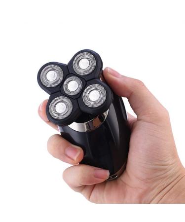 Head Shavers for Bald Men - 5-Blade Electric Shaver Set with USB Charging | Multi-Function Styling (Black - Buy Online on GoSupps.com