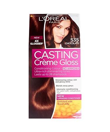 L'OR AL L'Oreal Casting Cream Gloss Chocolate 535 (Pack of 2)