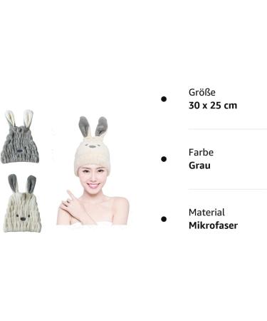 Buy 2-Piece Quick-Drying Hair Towel Wrap - Microfiber Hair Turban for Women & Kids - Buy Online on GoSupps.com