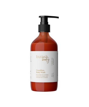 Buttah Skin by Dorion Renaud CocoShea Body Wash 10oz - Nourishing Body Wash for Men & Women - African Cocoa Butter Daily Body Wash - Natural Nutrients & Vitamins - Black Owned Skincare