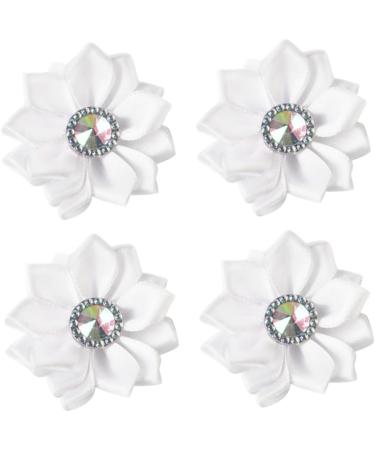 Alipis 3pcs 1 20pcs Satin Headband Ornament Headband Headbands Cloth Bloom Accessories Clothing Receptacle Whitex3pcs Size 1x3pcs - Buy Online on GoSupps.com