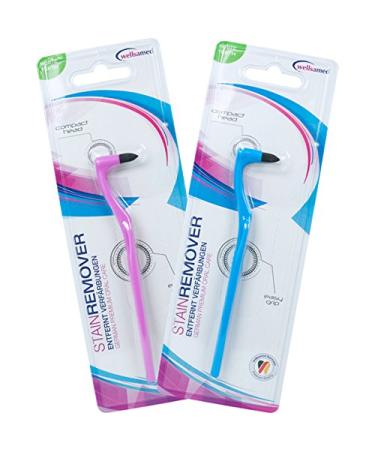 2 x wellsamed toothbrushes stain remover tartar remover tooth polisher 2 x 1 piece