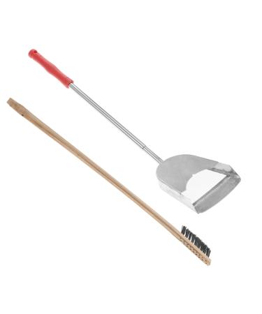 DOITOOL 2pcs Set Birdcage Brush Scoop Shovel Parrot Cage Accessory Parrot Cage Shovel Pet 7x9cm Assorted Color