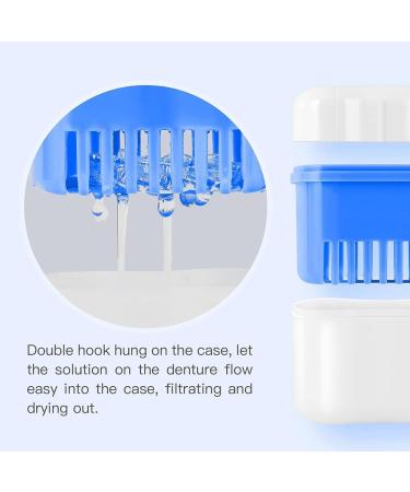 Katmerio Dentures Case 2PC Leak-Proof Containers for False Teeth | Portable Hygienic Storage Solution - Buy Online on GoSupps.com