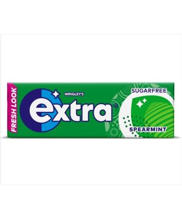 WRIGLEY'S EXTRA SPEARMINT SUGAR FREE CHEWING GUM 30 PACKETS LONG EXPIRY DATE Your Breath Feeling Fresh And Long-Lasting