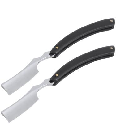 IGUATU 2X Archaistic Razors Are Made By Hand. Gold Dollar Razor Made Of Carbon For The Face