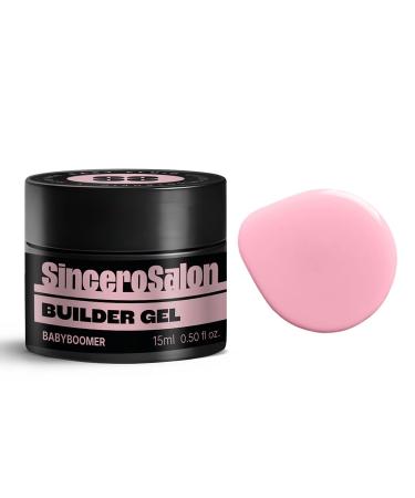 SINCERO SALON Easy Fluid Gel Construction Ongle UV - Babyboomer - TPO Free - Id al pour French Manucure - Nail Extension et Modelage - Cache les D fauts des Ongles - Builder Gel - 15ml 15 ml (Lot de 1) Babyboomer