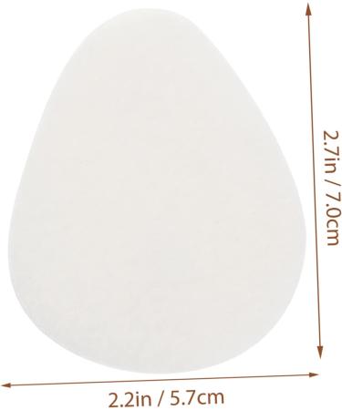 FOMIYES 25 Pairs Orthotic Forefoot Half Size Pads - Dancer & Ladies Pumps Shoe Inserts - White Adhesive Footpads for Comfort & Support - Buy Online on GoSupps.com