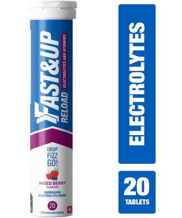 Fast&Up Reload Mixed Berry - Instant Electrolytes & Hydration - 20 Effervescent Tablets Mixed Berry 20 count(pack of 1) - Buy Online on GoSupps.com