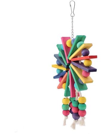 Chew Swing Standing Toy for Parrot Cage - African Grey, Macaw, Budgie, Parakeet, Cockatiel, Cockatoo - Bird Bite Toys - Buy Online on GoSupps.com