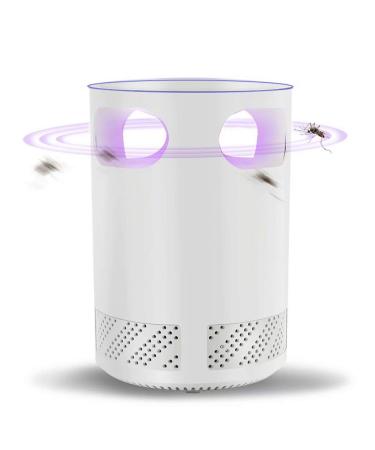 Mosquitoes Killer Lamp-Portable Low Noise Life Outdoor Mosquito Trap USB Portable 360 photocatalytic Mosquito Killer for Camping(13.5 * 9.2cm)