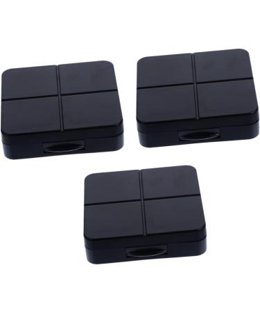 Solustrie 9-Sentence Contact Lens Container with Tweezers & Mirror - Halloween Lens Carrier Bag - Portable Glasses Frame & Black Bracket - Set of 3 (6.5x6.5x2cm) - Buy Online on GoSupps.com