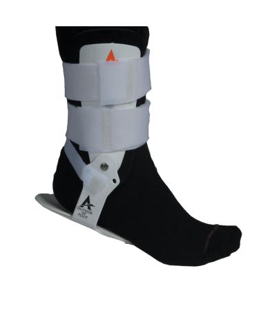 Active Ankle T1 Rigid Ankle Brace For Injured Ankle Protection and Sprain Support White Large