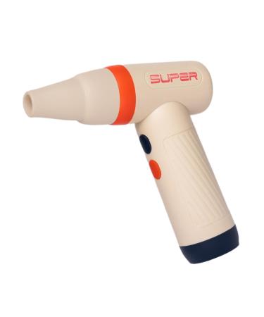 Milageto Portable Hair Dryer 3 Gears Settings Compact Size Quick Dry (Only Cold Wind Mode) for Women Men Hotel Art Painting Salon Home orange