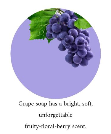 Buy 100% Natural Grape Soap Bar | Exfoliating & Moisturizing | Ideal Gift for Halloween Christmas & Birthdays - Buy Online on GoSupps.com