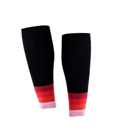 Yardwe Footless Compression Socks - Elastic Calf Support Sleeve for Men & Women - Breathable Shin Splint Relief & Sports Calf Brace - Red - Buy Online on GoSupps.com