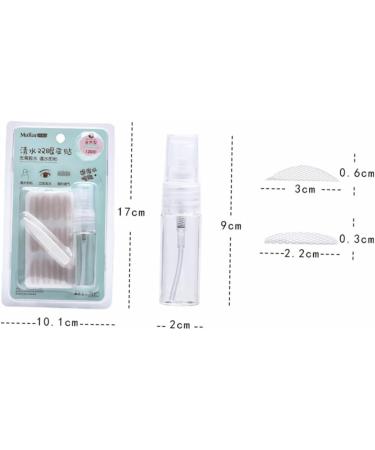Didiseaon 1 Pack Sample Cosmetic Sprayer Makeup Tape Lace Double Eyelid Sticker Boost Stickers Light and Thin - Buy Online on GoSupps.com