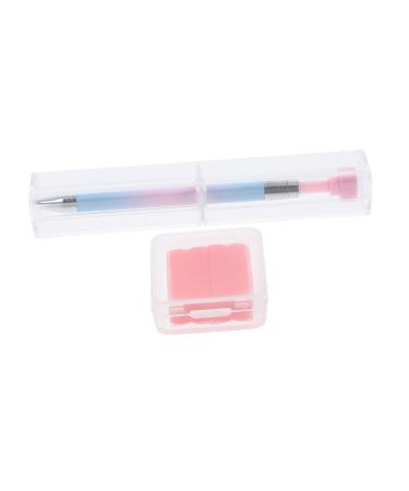 Healeved 1 Set Nail Art Drill Pen Diamond Picking Pen Nail Art Calligraphy Pen Striping Liner Brush Nail Art Point Pen Manicure Nail Pen Nail Polish Pens Rhinestone Picker Tool Abs 14.50X1.00X1.00CM Multi