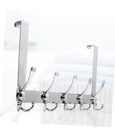 Hooks for Hats Wall Hooks for Coats Stainless Steel Hangers Over The Door Towel Rack Over The Door Robe Hook Over The Door Hook Rack Coat Hook Clothes Coats Organize Hook Clothing - Buy Online on GoSupps.com