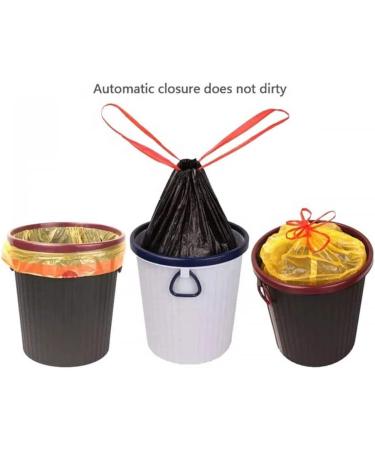 Series Tall Kitchen Trash Bags Biodegradable Plastic Garbage Trash Bin Bags with Drawstring(5 Rolls)-5 Rolls $16.5 - Buy Online on GoSupps.com