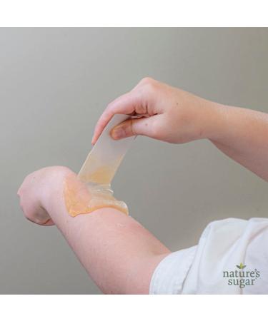 Nature's Sugar Wax - All-Natural Hair Removal for Men and Women - Vegan Sugaring Paste for Legs, Back, Arms, Chest - 2-Pack Firm Formula - Buy Online on GoSupps.com