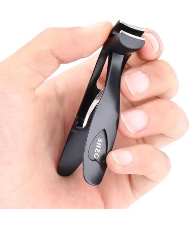 SHZG Nail Clippers Wide Jaw Opening Sharp Angled Head Fingernail Toenail Clippers for Men and Women Easy Reach Your Nails - Buy Online on GoSupps.com