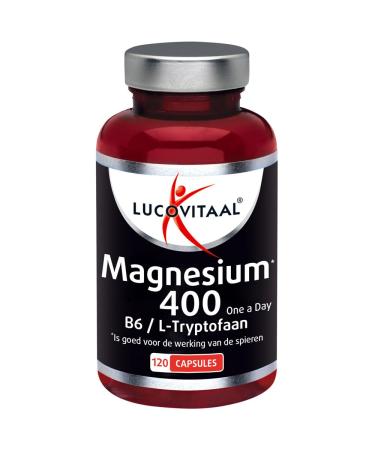 Lucovitaal 3 x Lucovitaal Magnesium 400 Mets L-Tryptophan 120 Capsules