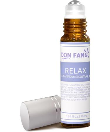 Don FANG Lavender Essential Oil 10ml - 100% Pure Natural Therapeutic Grade for Relaxation Sleep Skin Care Stress Relief (10ml Bottle) - Buy Online on GoSupps.com