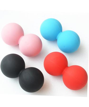 Healvian 3ST Yoga Ball - Mobility Peanut Massage Roller for Muscle Relaxation & Fitness - Silicone Lacrosse Peanut Ball - Buy Online on GoSupps.com