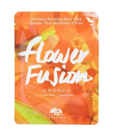 Origins Flower Fusion Orange Radiance-Boosting Sheet Mask - Hydrating Brightening Skincare for Glowing Skin | International Shipping Available - Buy Online on GoSupps.com