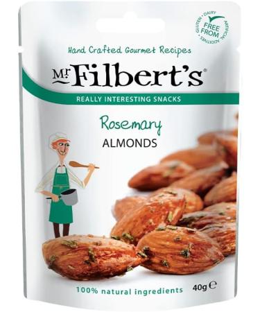 Mr Filbert's - Rosemary Almonds 10 x 40g Rosemary 10 x 40g - Buy Online on GoSupps.com