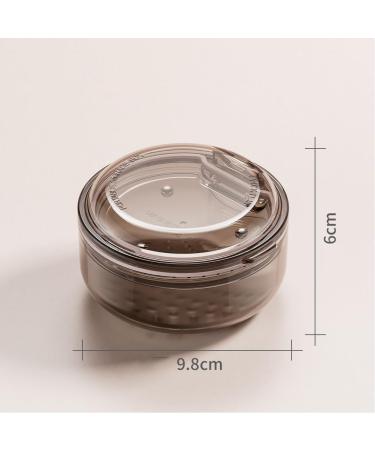 Komuao Dentures Container & Brush | Versatile Storage for Dentures Braces & Mouth Tools | Braun - Buy Online on GoSupps.com