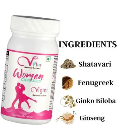 Vigini Strength Stamina Power Energy for Women Capsules Pack of 30 - Buy Online on GoSupps.com