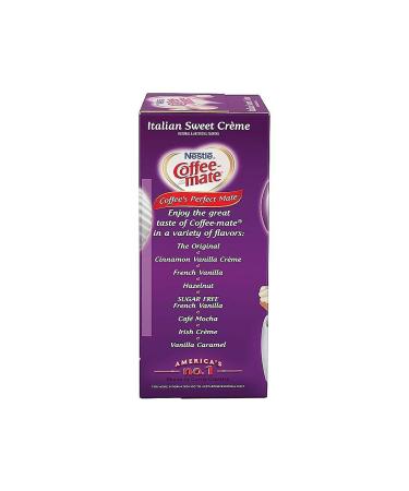 Buy Coffee-mate Italian Sweet Cr me Liquid Coffee Creamer - 50 Cups 0.375 oz Each | International Shipping Available - Buy Online on GoSupps.com