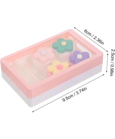 Lalafina 2er-Box Invisible Case for Contact Lenses | Plastic Lens Kit Holder & Eye Care Set with Mirror Film | Travel-Friendly Container - Shop Internationally! - Buy Online on GoSupps.com