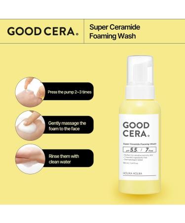 Holika Holika Good Cera Super Ceramide Foaming Wash 160 ml - Buy Online on GoSupps.com