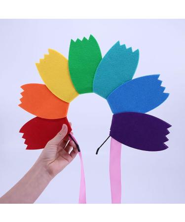 TQUXNGA Long Ribbon Rainbow Color Hairband Music Concerts Mardi Headband for Teens Adult Party Performances Hair Supplies - Buy Online on GoSupps.com