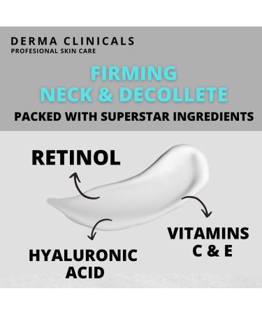 Firming Neck Cream with Retinol & Vitamin C - Anti-Aging Moisturizer for Neck & D collet - 4oz - Buy Online on GoSupps.com
