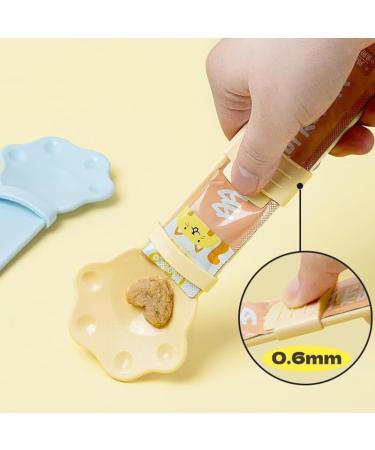 Cat Strip Happy Spoon Multi Functional Pet Spoons Cat Feeder Cat Strip Squeeze Spoon Cat Strip Feeder Cat Food Spoon Cat Treat Feeding Spoon for Wet Food (Purple) - Buy Online on GoSupps.com