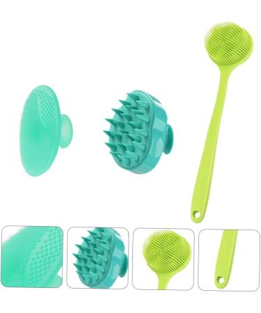 BELLIFFY 3 Piece Scalp Care Brush and Body Exfoliating Set: Back Scrubber, Shampoo Facial Scrubber, Hair and Body Massager - Buy Online on GoSupps.com