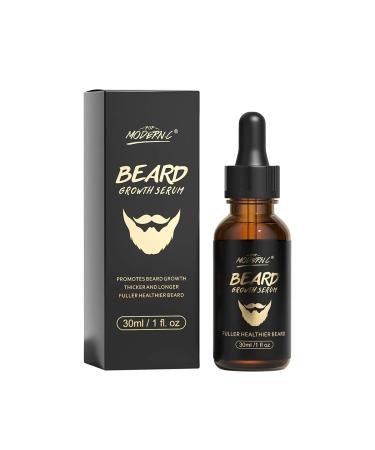 Beard Growth Oil With Biotin Caffeine For Men Beard Growth Serum Stimulate Beard Growth Promote Hair Regrowth Facial Hair Treatment Full Longer Masculine Thick Male Beard Gift