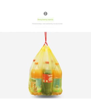 ytrew 10 rolls sorted garbage bags kitchen household hotel thickened portable trash bags - Buy Online on GoSupps.com