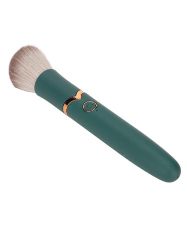 Electric Makeup Brush Green Rechargeable Makeup Brush 10 Vibration Gears Washable for Travel Use